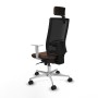 Chaise de Bureau avec Appui-tête Piqueras y Crespo 4B086N2 Brun foncé