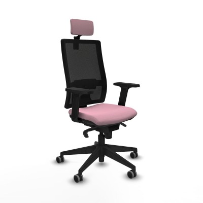 Office Chair with Headrest Piqueras y Crespo 2D066G2 Pink