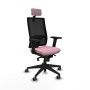 Office Chair with Headrest Piqueras y Crespo 2D066G2 Pink