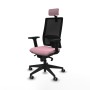 Office Chair with Headrest Piqueras y Crespo 2D066G2 Pink