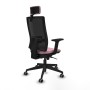 Office Chair with Headrest Piqueras y Crespo 2D066G2 Pink