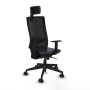 Office Chair with Headrest Piqueras y Crespo 1D066N2 Dark grey