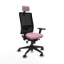 Office Chair with Headrest Piqueras y Crespo 3D066N2 Pink