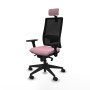 Office Chair with Headrest Piqueras y Crespo 3D066N2 Pink