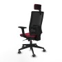 Office Chair with Headrest Piqueras y Crespo 2D066G2 Maroon
