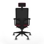 Office Chair with Headrest Piqueras y Crespo 2D066G2 Maroon