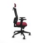 Office Chair with Headrest Piqueras y Crespo 2D066G2 Maroon