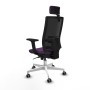 Office Chair with Headrest Piqueras y Crespo 2D026G2 Purple