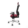 Chaise de Bureau avec Appui-tête Piqueras y Crespo 3D086G2 Bordeaux