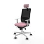 Office Chair with Headrest Piqueras y Crespo 4B026G2 Pink