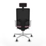 Office Chair with Headrest Piqueras y Crespo 4B026G2 Pink