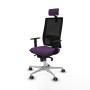 Chaise de Bureau avec Appui-tête Piqueras y Crespo 1D086G2 Violet