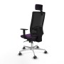 Chaise de Bureau avec Appui-tête Piqueras y Crespo 1D086G2 Violet