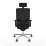 Chaise de Bureau avec Appui-tête Piqueras y Crespo 1D086G2 Violet