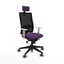 Office Chair with Headrest Piqueras y Crespo 4B066G2 Purple
