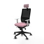 Office Chair with Headrest Piqueras y Crespo 4B066G2 Pink