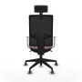 Office Chair with Headrest Piqueras y Crespo 4B066G2 Pink