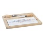 Planche à découper le fromage DKD Home Decor Bambou Grès 24,5 x 20 x 1,2 cm Marin