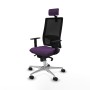 Office Chair with Headrest Piqueras y Crespo 1D086N2 Purple