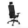 Office Chair with Headrest Piqueras y Crespo 3D066N2 Dark grey