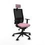 Office Chair with Headrest Piqueras y Crespo 1D066N2 Pink