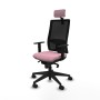 Office Chair with Headrest Piqueras y Crespo 1D066N2 Pink