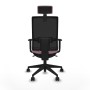 Office Chair with Headrest Piqueras y Crespo 1D066N2 Pink