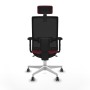 Chaise de Bureau avec Appui-tête Piqueras y Crespo 2D026G2 Bordeaux
