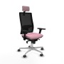Office Chair with Headrest Piqueras y Crespo 3D086G2 Pink