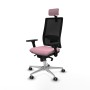 Office Chair with Headrest Piqueras y Crespo 3D086G2 Pink