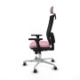 Office Chair with Headrest Piqueras y Crespo 3D086G2 Pink