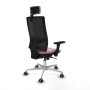 Office Chair with Headrest Piqueras y Crespo 3D086G2 Pink