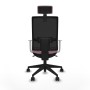 Chaise de Bureau avec Appui-tête Piqueras y Crespo 4B066N2 Rose