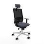 Chaise de Bureau avec Appui-tête Piqueras y Crespo 1D026N2 Gris foncé