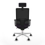 Chaise de Bureau avec Appui-tête Piqueras y Crespo 1D026N2 Violet