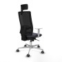 Chaise de Bureau avec Appui-tête Piqueras y Crespo 4B086G2 Gris foncé