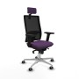 Chaise de Bureau avec Appui-tête Piqueras y Crespo 2D086G2 Violet