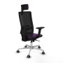 Chaise de Bureau avec Appui-tête Piqueras y Crespo 2D086G2 Violet