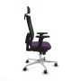 Chaise de Bureau avec Appui-tête Piqueras y Crespo 2D086G2 Violet