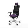 Chaise de Bureau avec Appui-tête Piqueras y Crespo 3D086G2 Violet