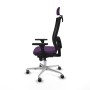 Chaise de Bureau avec Appui-tête Piqueras y Crespo 3D086G2 Violet