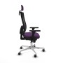 Chaise de Bureau avec Appui-tête Piqueras y Crespo 3D086G2 Violet