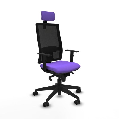Chaise de Bureau avec Appui-tête Piqueras y Crespo 1D066N2 Lila