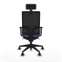Chaise de Bureau avec Appui-tête Piqueras y Crespo 1D066N2 Lila