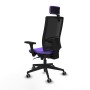 Chaise de Bureau avec Appui-tête Piqueras y Crespo 3D066G2 Lila