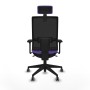 Chaise de Bureau avec Appui-tête Piqueras y Crespo 3D066G2 Lila