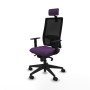 Chaise de Bureau avec Appui-tête Piqueras y Crespo 1D066N2 Violet