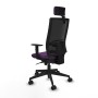 Office Chair with Headrest Piqueras y Crespo 1D066N2 Purple