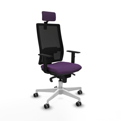 Chaise de Bureau avec Appui-tête Piqueras y Crespo 1D026G2 Violet