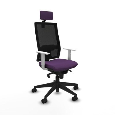 Chaise de Bureau avec Appui-tête Piqueras y Crespo 4B066N2 Violet